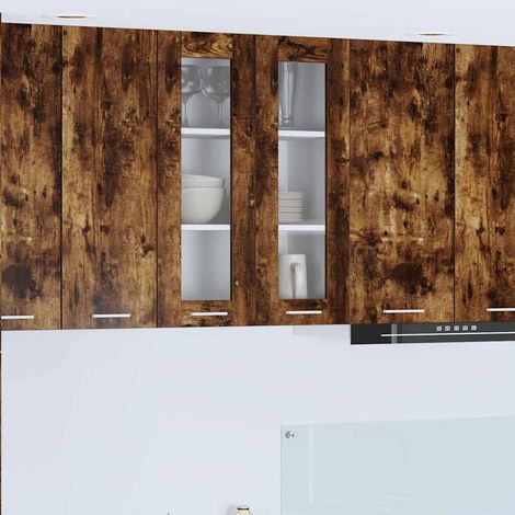 Hängeschrank Geräucherte Eiche 60 x 31 x 80 cm Holzwerkstoff