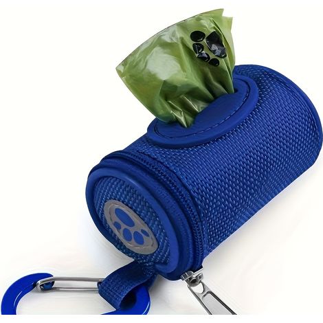 Distributeur de sacs à déjections canines pour laisse, avec une large ouverture pour une prise facile, compatible avec toutes les laisses rétractables.-AquaForge (1/5)