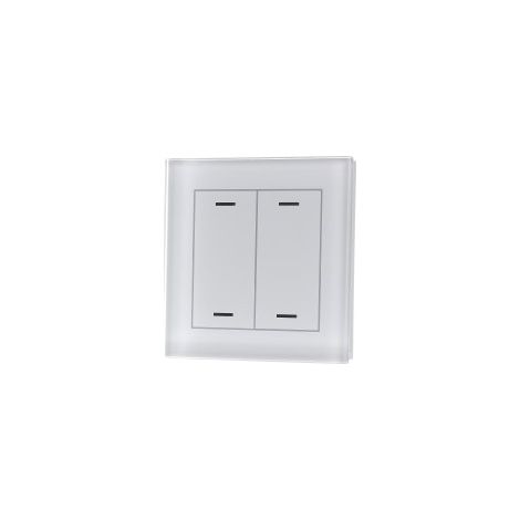 MDT technologies Glastaster II Light 2-fach RGBW, weiß, neutral BE-GTL20W.01