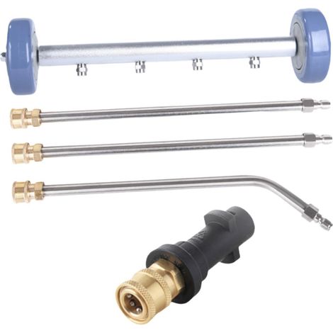 Nettoyeur Haute Pression Pour Châssis De Voiture, Balai à Eau Pour Trottoirs, Terrasses Et Jardins Avec Raccord K (1/5)