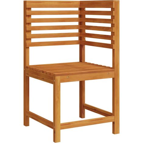 Chaise de jardin - Chaise d'extérieur Marron 50 x 50 x 91cm Bois d'acacia massif fr1461 - Maison La Vie (1/5)