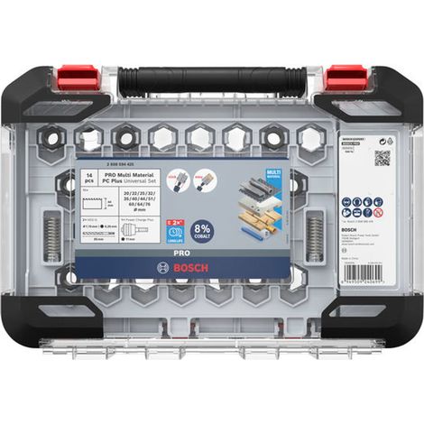 Bosch PRO Multi Material PC Plus Lochsägen-Set, 20, 64, 76 mm, 14-tlg. (1/5)