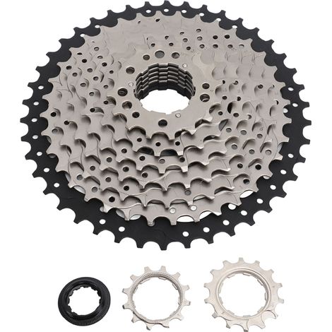 Cassette vélo 9 vitesses 12-42T, pignon de vélo électrique, roue libre compatible e-bike 12-42 dents (1/5)