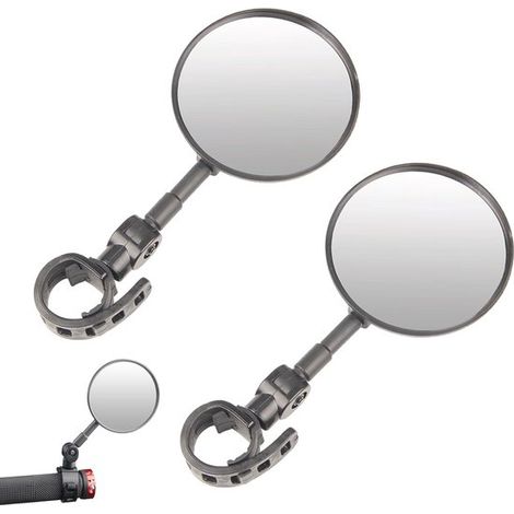 Fahrradspiegel – 2 Stück – 360° drehbar – 15–35 mm (1/5)