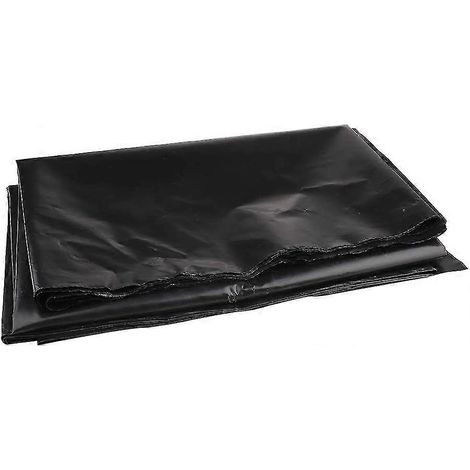 Bâche de bassin en polyéthylène haute densité - 2 m x 3 m - Noire (1/5)