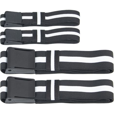 Bandes Élastiques Pour Fessiers - Résistance 15 20 30 40 50 Kg - Entraînement Ciblé Fessiers Et Hanches - Réglables - Lot De 5 (1/5)