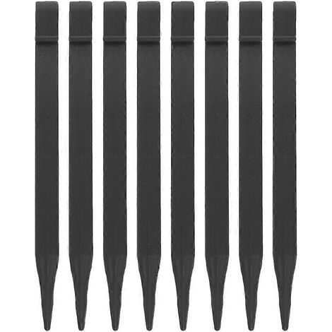 Lot de 8 piquets de bordure de jardin en plastique, pour travaux de jardinage. (1/5)