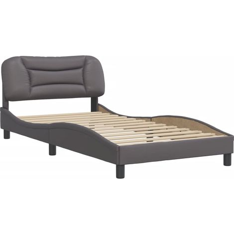 vidaXL Giroletto senza Materasso Hvar Crema 100x200 cm in Similpelle (1/5)