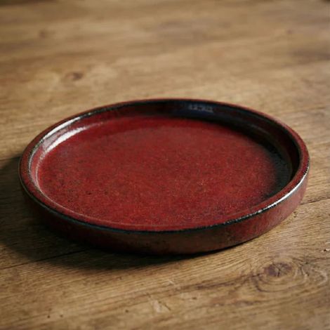 Plato 45cm rojo ladrillo