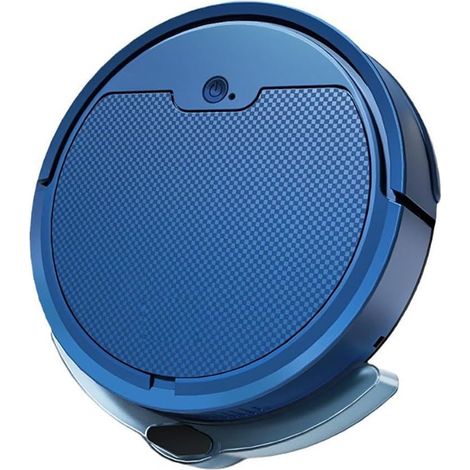 Robot aspirateur laveur intelligent, nettoyage automatique, recharge autonome, avec réservoir, appareil ménager bleu (1/5)