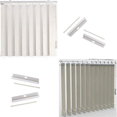 In-stock Venetian vertical blind slats, 89mm seamless slats suitable for Venetian blinds (20 pieces) (1/5)