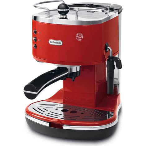 De longhi macchina espresso manuale icona classic eco311r rossa 15 bar 14 l 1100w (1/5)