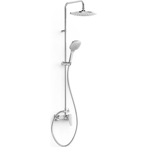 CONJUNTO MONOMANDO MURAL 2 VÍAS PARA DUCHA 21719101 CROMO