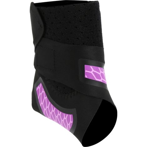 Support de cheville à compression réglable en nylon respirant, protection de cheville, attelle de pied, bandage de protection pour pied droit (L) (1/5)