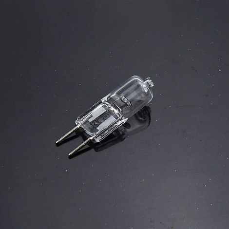 Ampoules halogènes GY6.35 20 W G6.35 12 V à culot bipolaire, blanc chaud, lentille en verre transparent, 2700 K (1/4)