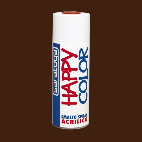 Vernice Spray Acrilici Happy Color Saratoga - Testa di moro Cioccolato 8017