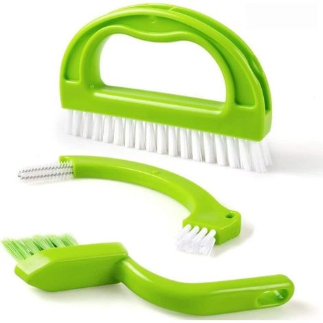 Brosse Nettoyage Joint Carrelage, Brosse Salle de Bain 3 en 1 pour Cuisine Douche Plancher (1/5)