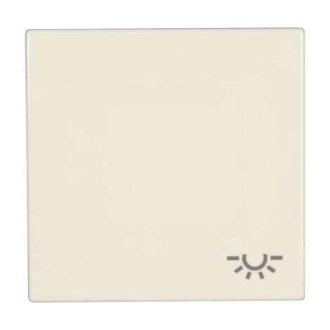 Jung Tasto 1 scomparto, simbolo luce, duroplastico, serie LS, bianco LS 990 L (1/2)