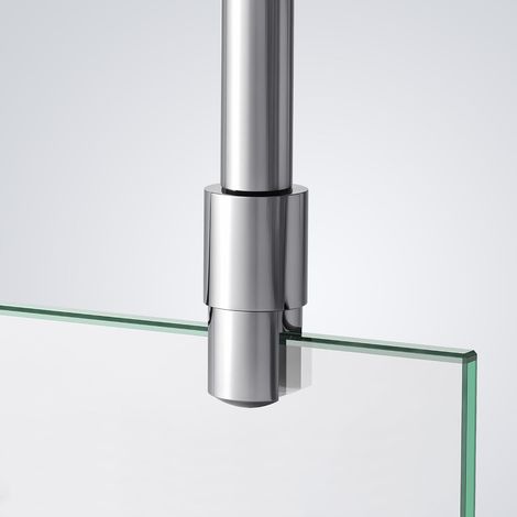 Barre de fixation plafond pour parois de douche Barrere coupable pour douche italienne Longueur 60 cm Acier inoxydable 304 Épaisseur verre 5-10 mm