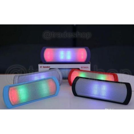 Altavoz Bluetooth Fm Tf Usb Altavoz Smartphone Tablet Recargable Led -
