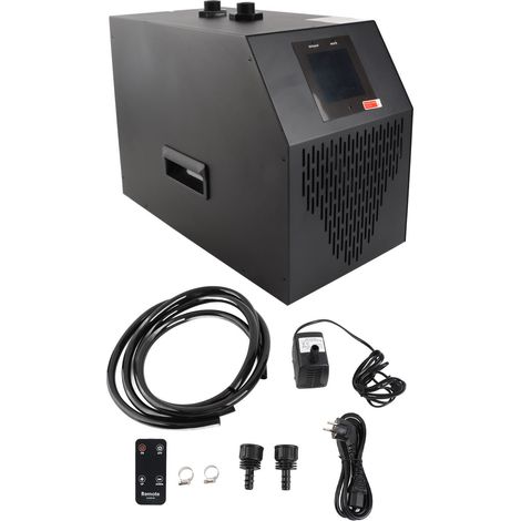 Refroidisseur d'eau d'aquarium à écran tactile 42Gal 1/10HP, système de refroidissement de réservoir pour poissons, récif, crevettes, salamandre, méduse, Culture, prise ue, 220V (1/5)