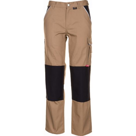 Planam Bundhose Canvas 320 Gr. 110 khaki/schwarz (1/5)