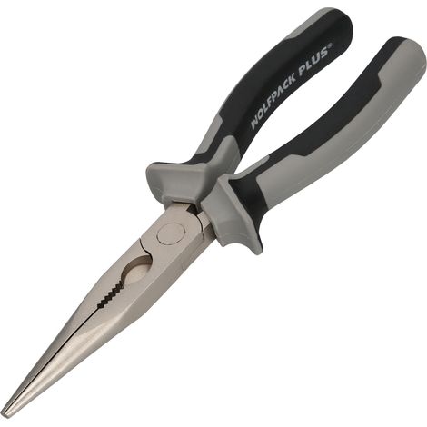 Pinza a Bocca Dritta 200 mm. Acciaio al cromo vanadio DIN-ISO 5745 (1/4)
