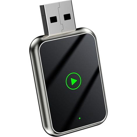 Adaptateur CarPlay sans Fil & Android Auto sans Fil, 2-in-1 CarPlay sans Fil & Android Auto sans Fil Adaptateur, Convertir Filaire en CarPlay sans Fil, Plug and Play (1/4)