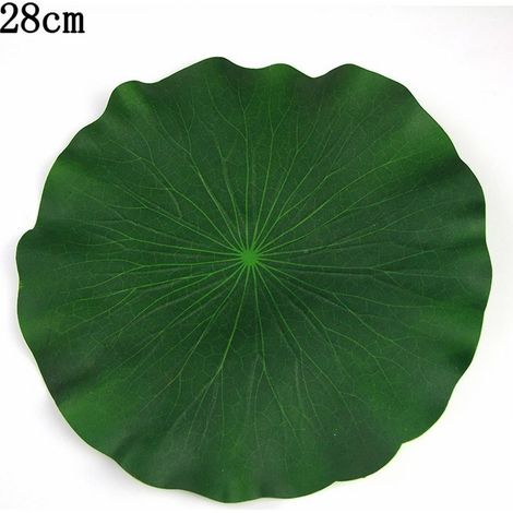 Feuille De Lotus Artificielle - EVA Flottante Pour Bassin Jardin Et Décoration Aquatique - 10 Pièces (1/4)
