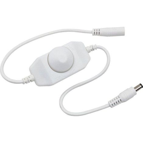 Interrupteur De Réglage De La Luminosité Des Led En Ligne Contrôleur De Gradation Barre De Lumière Led Monochrome Gradateur Led 12v-24v Variateur De Lumière (1/5)