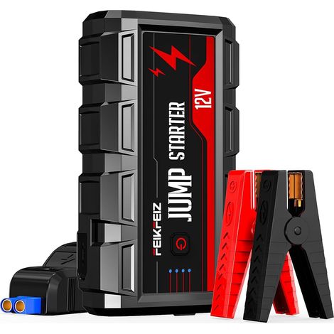 Booster Batterie, 6000A 26800mAh Jump Starter, Démarrage de Voiture (Tout Gaz ou 10,0 L Diesel), avec Lamp LED,Charge QC3.0. (1/5)