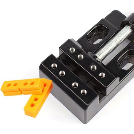 Mini-étau d'établi 57mm polyvalent - Pour perceuse à colonne, sculpture bois & bricolage - Serre compacte (1/4)