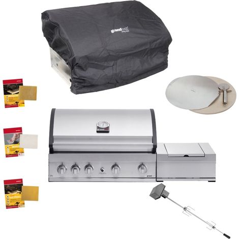 Gasgrill Grandhall ELITE G5 Einbau Grillpaket 29 kW Grill Gas Sear Burner (1/5)