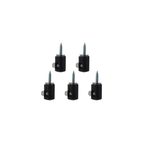 Lot de 5 serre-câbles de plafond pour luminaires suspendus, crochets en métal robuste, accessoires de lustre, lampe suspendue, crochet de câble