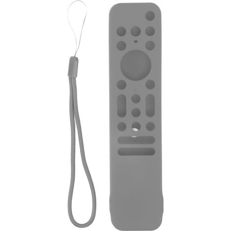 Coque télécommande TV silicone douce antichoc lavable housse protection pour RMF TX800 TX900 gris (1/5)