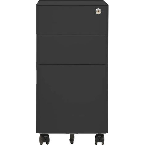 Maison Exclusive - Schedario Mobile Antracite 30x45x59 cm in Acciaio (1/5)