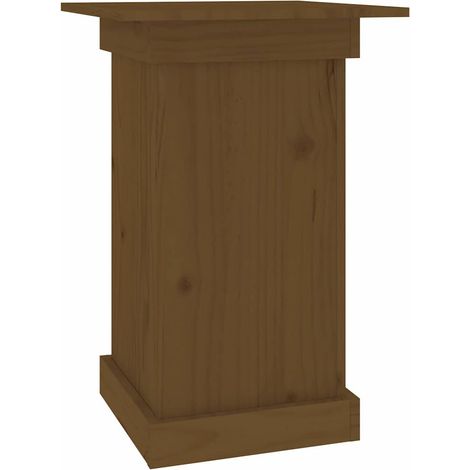 Soporte para plantas madera maciza pino marrón miel 40x40x60 cm vidaXL (1/5)