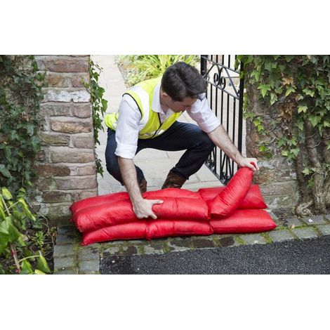 Barrière anti-inondation Hydrosnake 2U – 145x25 cm – Résistante et facile à installer – Pour chantiers humides et espaces extérieurs – Digebis