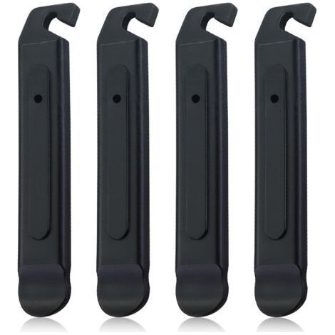 Black Plastic Bicycle Tire Lever, Bike Tire Repair Tool, Portable Bicycle Tire Repair Mounting Lever (1/5)