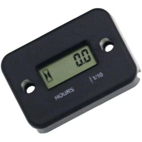 Étanche écran LCD Compteur numérique Heure Moteur Portable Gauge Compteur horaire Moto Bateau Compteur horaire Moteur (1/4)