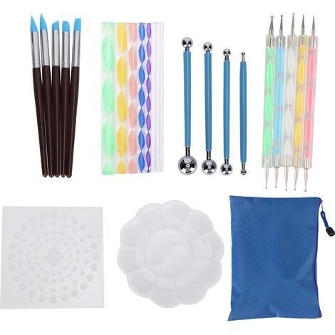 25Pcs Dotting Painting Tool Mandala DIY Dotting Set Creativity Drawing Stencil Supplies (1/5)
