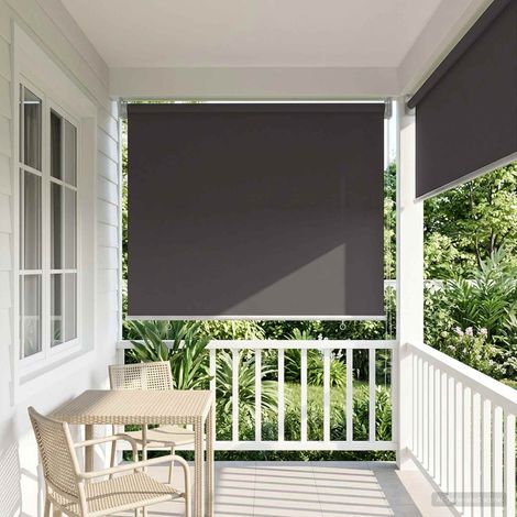 vidaXL Tenda da sole a rullo con protezione UV Antracite Poliestere