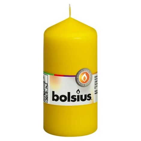 Moccolo Singolo 120/58 Yellow BOLSIUS (1/2)