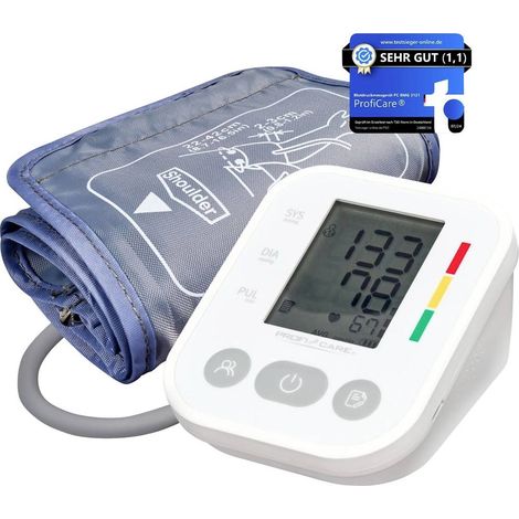 Tensiomètre professionnel PROFI-CARE pour bras, PC-BMG 3121, blanc, 331210 (1/4)