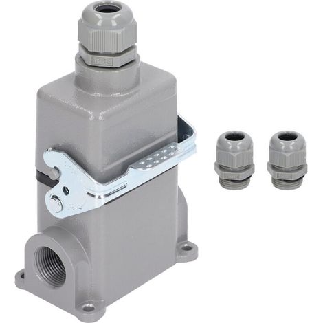 Connettore elettrico industriale rettangolare impermeabile IP65, 16A 500V, per uso gravoso (1/5)