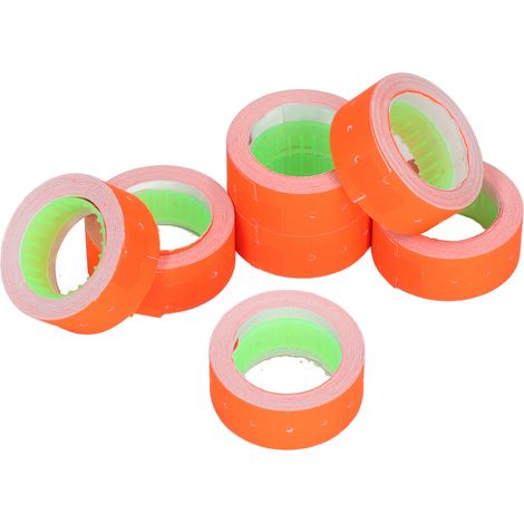 Étiquettes de prix pour pistolet étiqueté M5500 MX5500 (3 tubes, 15 000 pièces, une rangée, rouge, 21 x 12 mm) - 3 tubes (1/5)