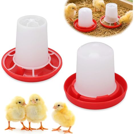 Kit De Mangeoire Et Abreuvoir pour Poussins, 9.2X10.2Cm 160G (1/5)