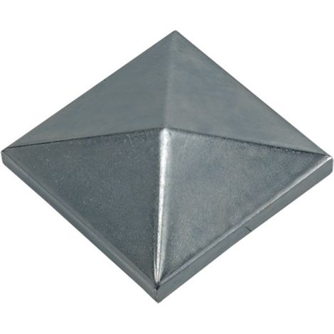Metalideal  Chapeau de pilier carré en Acier Dimension - 100 x 100 mm