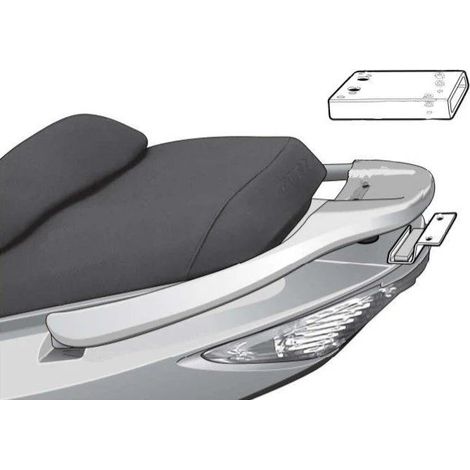 Shad Topcase-Träger für Kymco Xciting 250 (1/3)