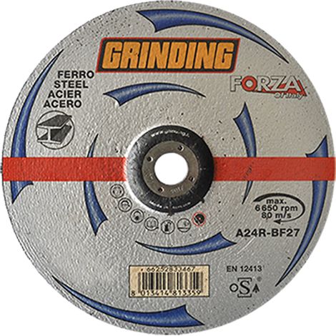 MOLA ABRASIVA DA SBAVO ø 125 x 6,0- 10 pezzi  - GRINDING